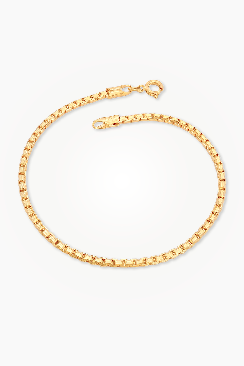 Juego Cadena + Pulsera Tejido Veneciana Gruesa