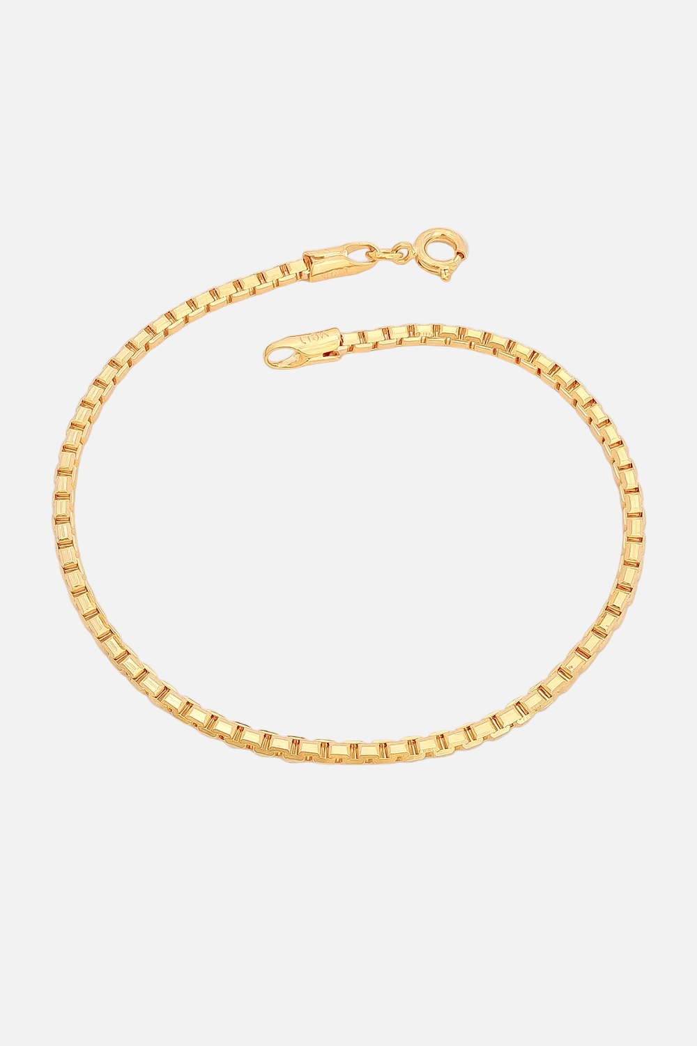 Juego Cadena + Pulsera Tejido Veneciana Gruesa
