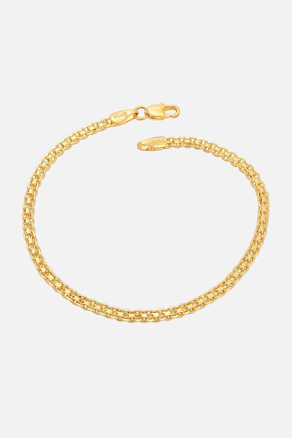 Juego Cadena + Pulsera Tejido Chino Gruesa