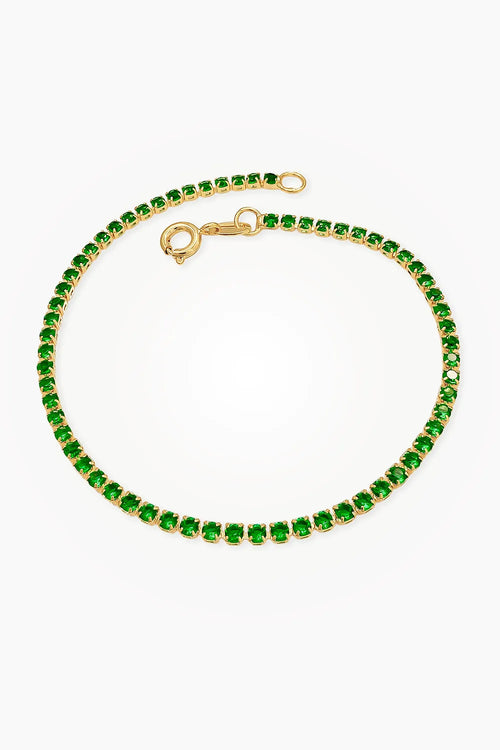 Cargar la imagen 1 en la vista de la galería. Pulsera Tennis Verde