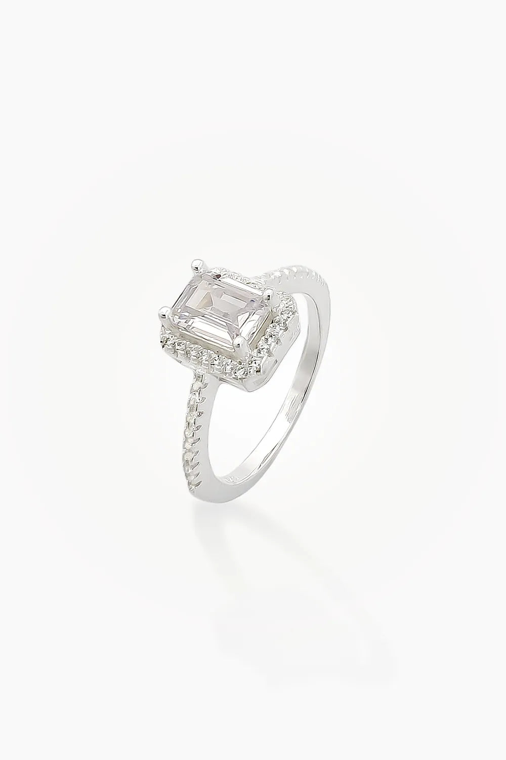Anillo Circon Blanco