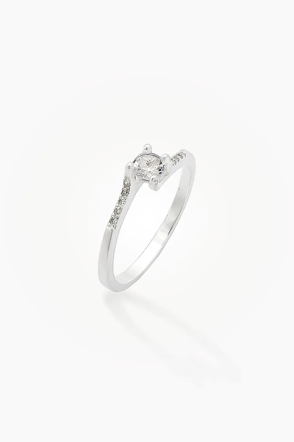 Anillo Espiral Circón