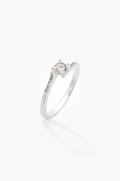 Cargar la imagen 1 en la vista de la galería. Anillo Espiral Circón