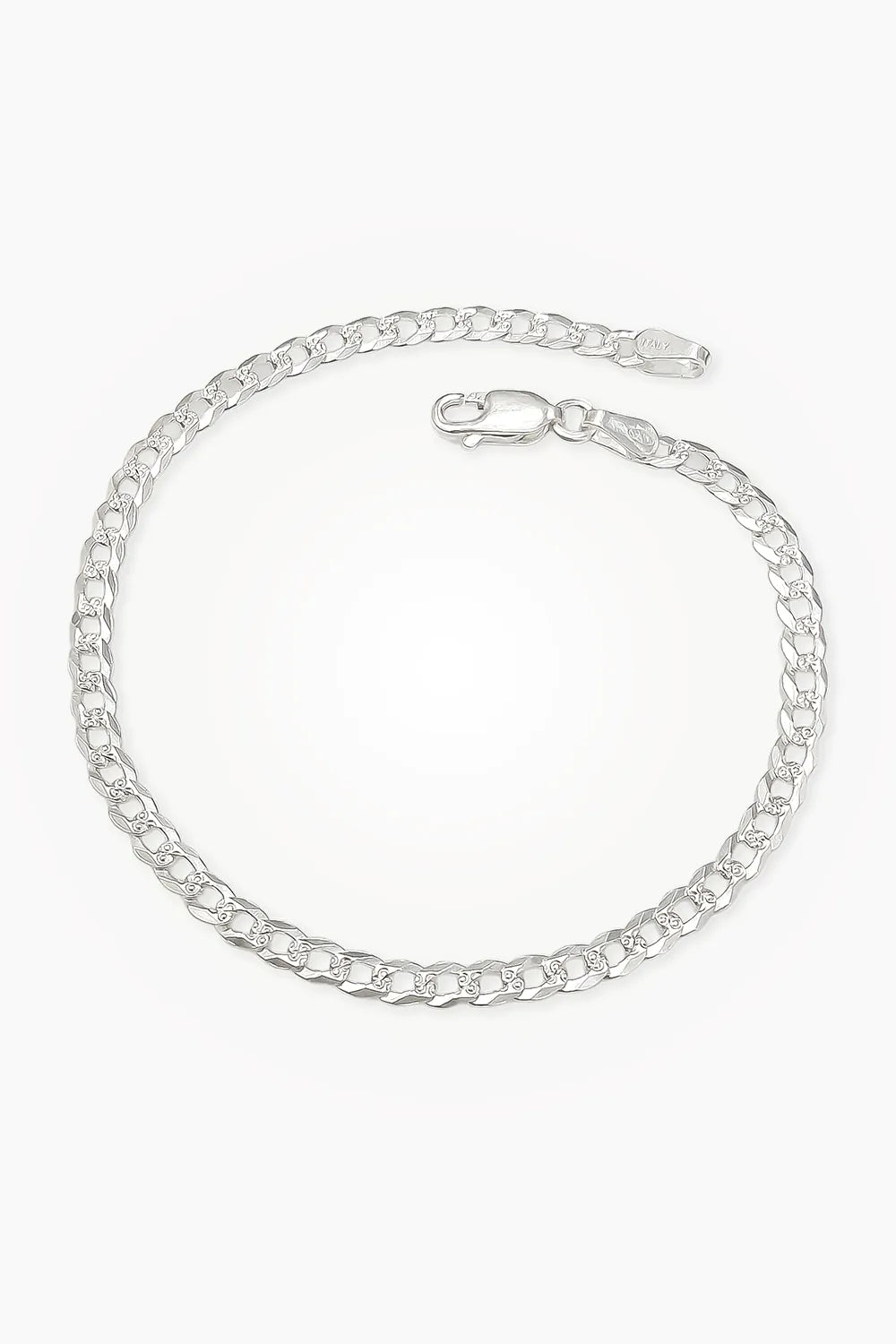 Pulsera Tejido Cubana Diamantada