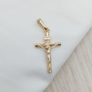 DIJE DE CRUZ EN ORO LAMINADO
