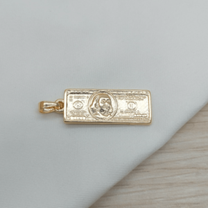 DIJE EL DÓLAR EN ORO LAMINADO