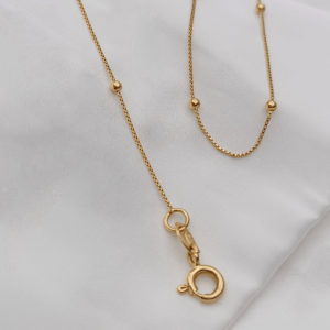 PULSERA EN ORO LAMINADO TEJIDO VENECIANO 19CM